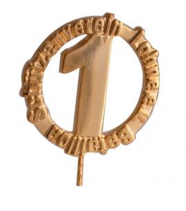 Anstecknadel Sandgestrahlt Eins