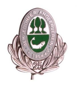 Anstecknadel Softemaille Bergedorfer silber