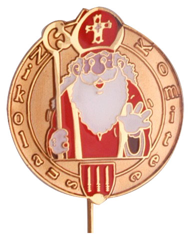 Anstecknadel Softemaille Nikolaus