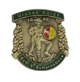 Ansteckpins Reliefprägung Scharnebeck
