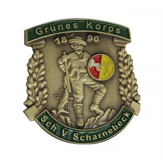 Ansteckpins Reliefprägung Scharnebeck