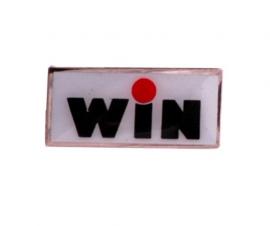 Pins Siebdruck Win
