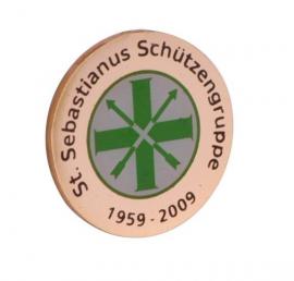 Pins Siebdruck Sebastianus
