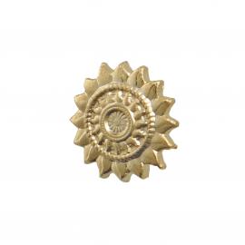 Pins 3D Relief geprägt Sonne
